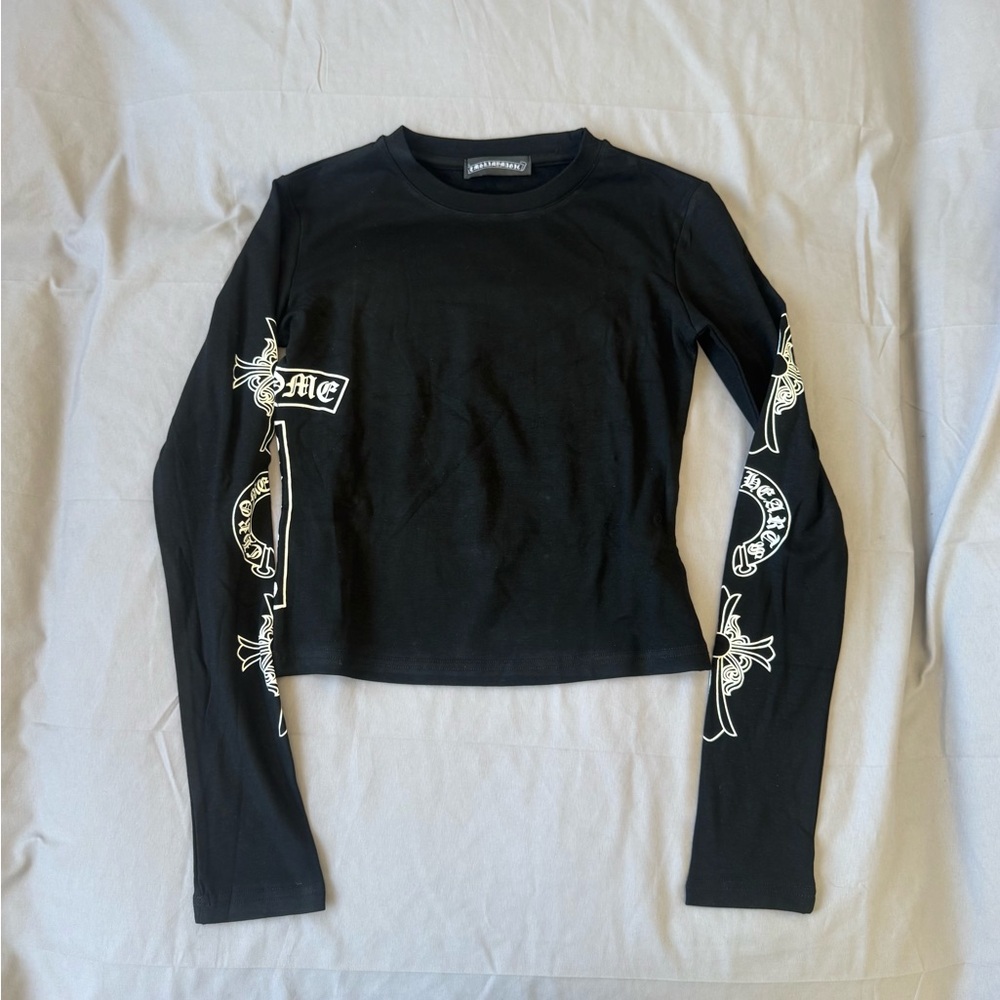 Chrome hearts womens long sleeve size small